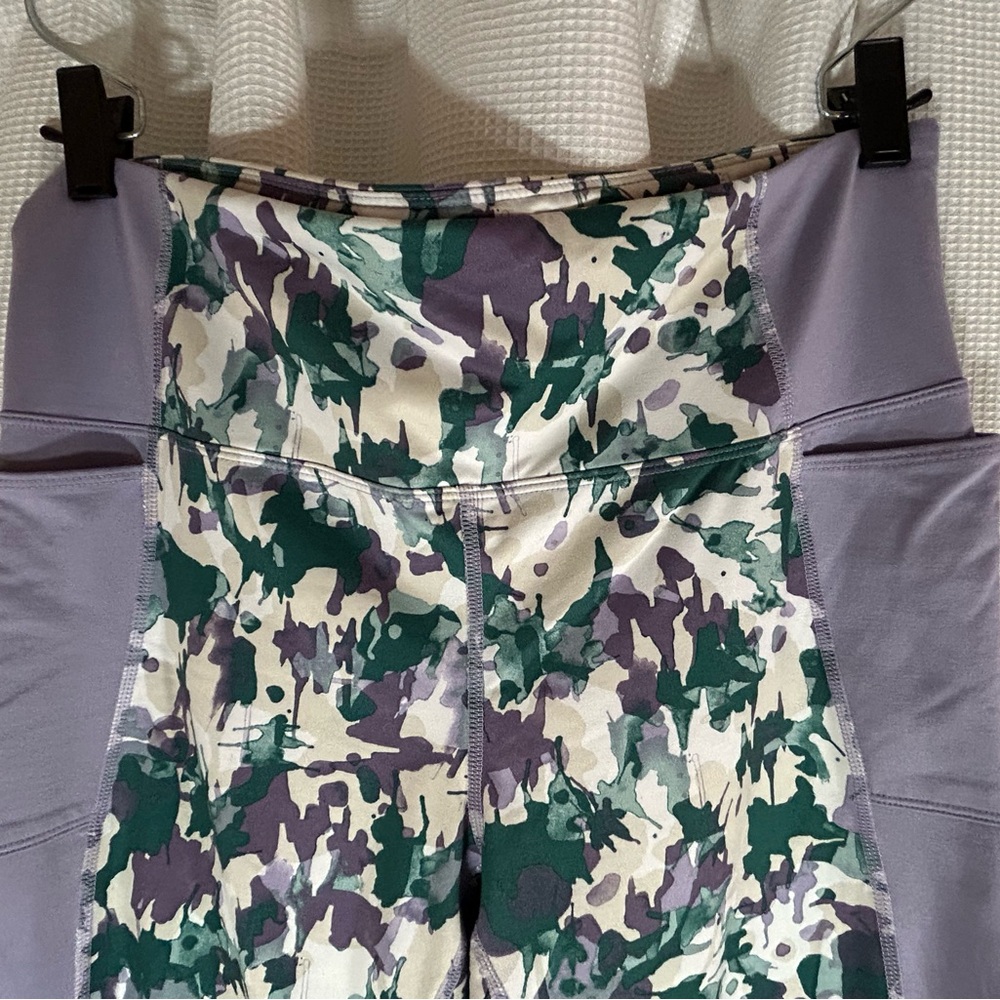 Joy, lab leggings, lavender, and abstract design, tie-dye women - Picture 2 of 5